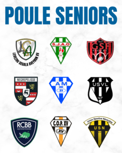 La composition de la poule - Fédérale 3 Rugby